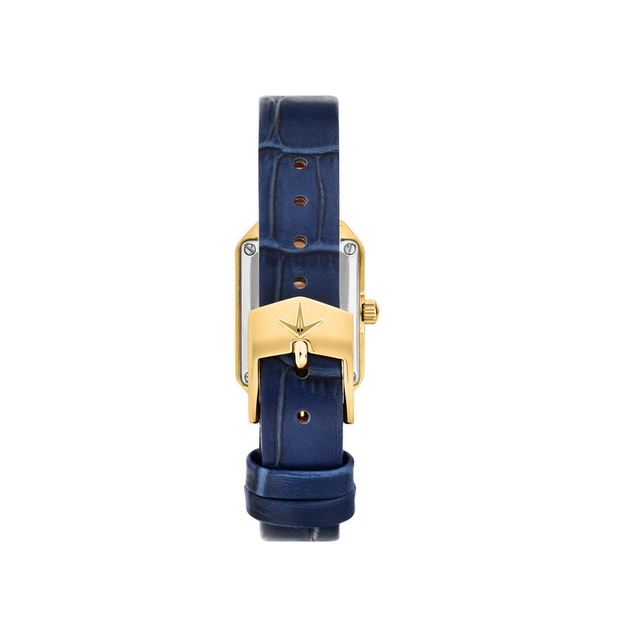 lucien rochat ladies quartz gold plated strap watch