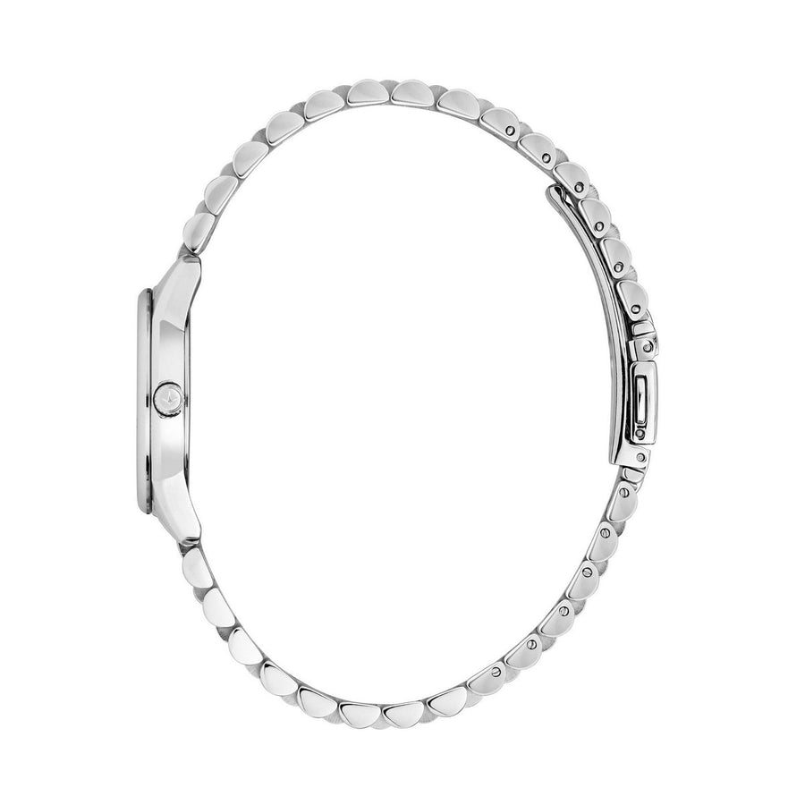 lucien rochat ladies quartz stainless steel green dial bracelet watch