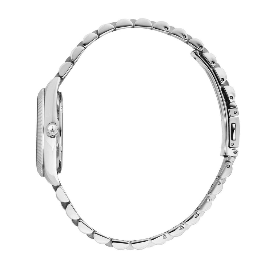 lucien rochat ladies quartz stainless steel green dial bracelet watch