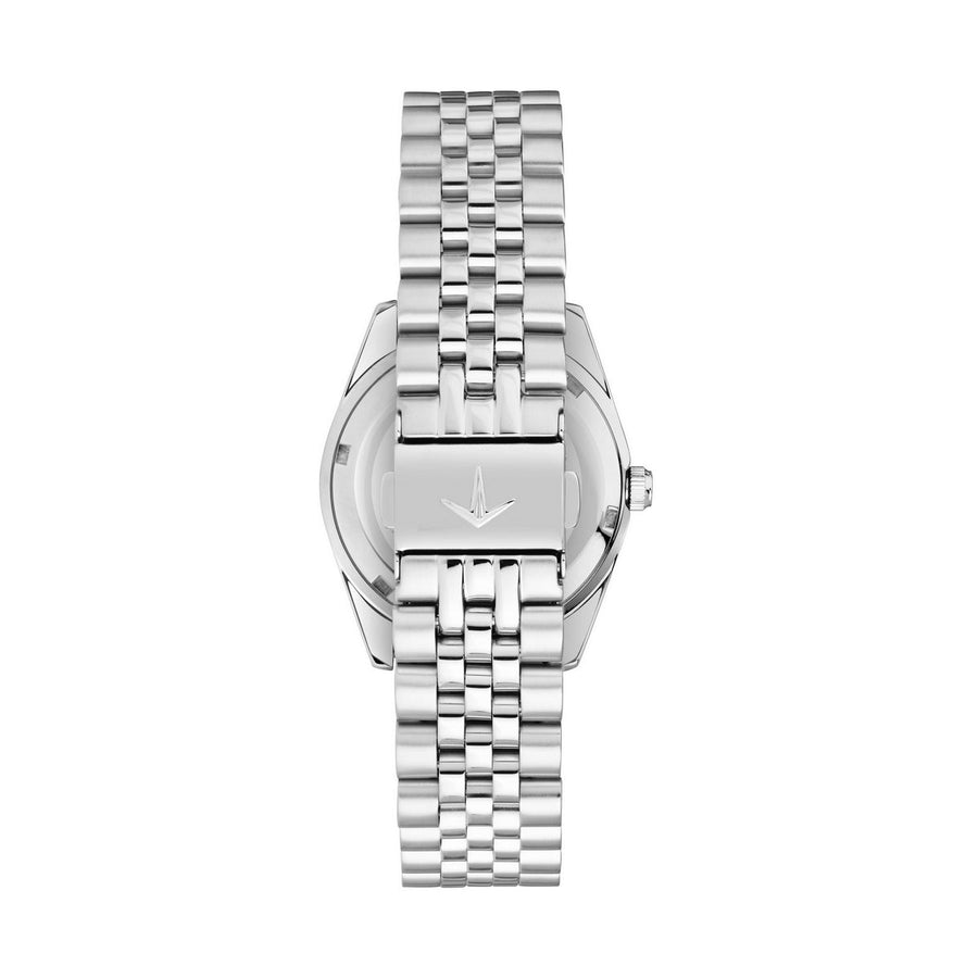 lucien rochat ladies quartz stainless steel pink dial bracelet watch