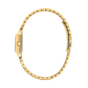 lucien rochat aurorae 24x30mm 2h green dial gold plated bracelet