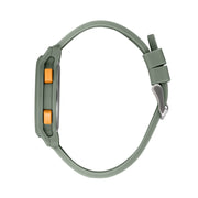 sector ex-27 43mm digital olive dial olive st