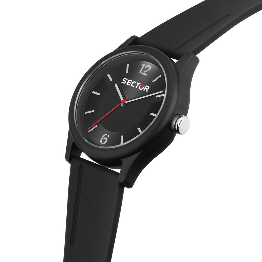 sector ex-q 41mm 3h black dial black st