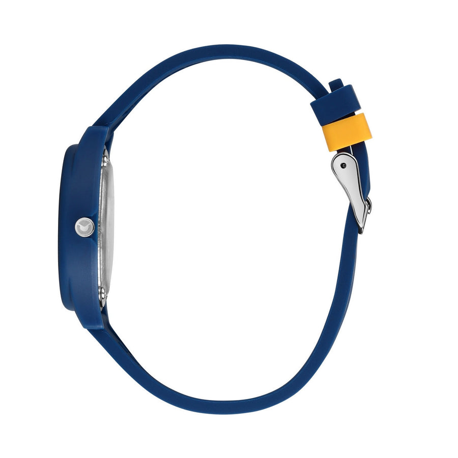 sector no limits ex-q 35mm inter milan 3h grey blue dial grey blue strap watch