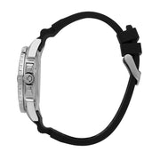 sector  450 41mm 3 hand blk dial ora bez blk sili st watch