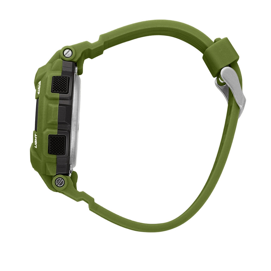 sector expander ex-36 45mm digital green pu strap watch