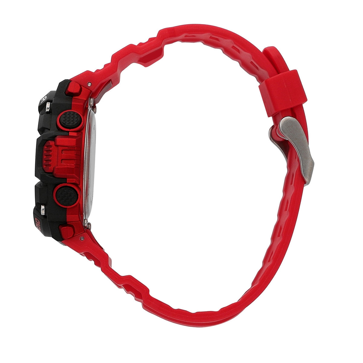 sector expander ex-32 40mm digital red pu strap watch