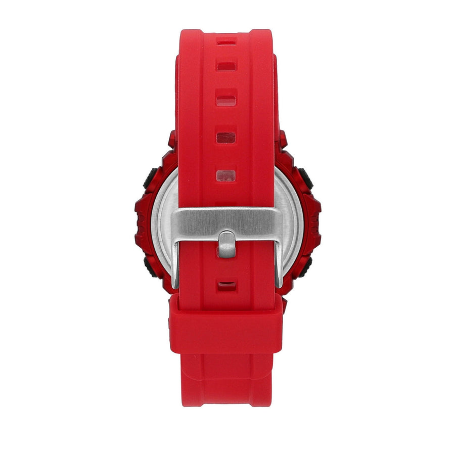 sector expander ex-32 40mm digital red pu strap watch