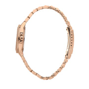 sector  230 32mm 3 hand white mop dial bracelet rg watch
