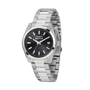 sector no limits 240 37mm 3h black dial stainless steel bracelet watch