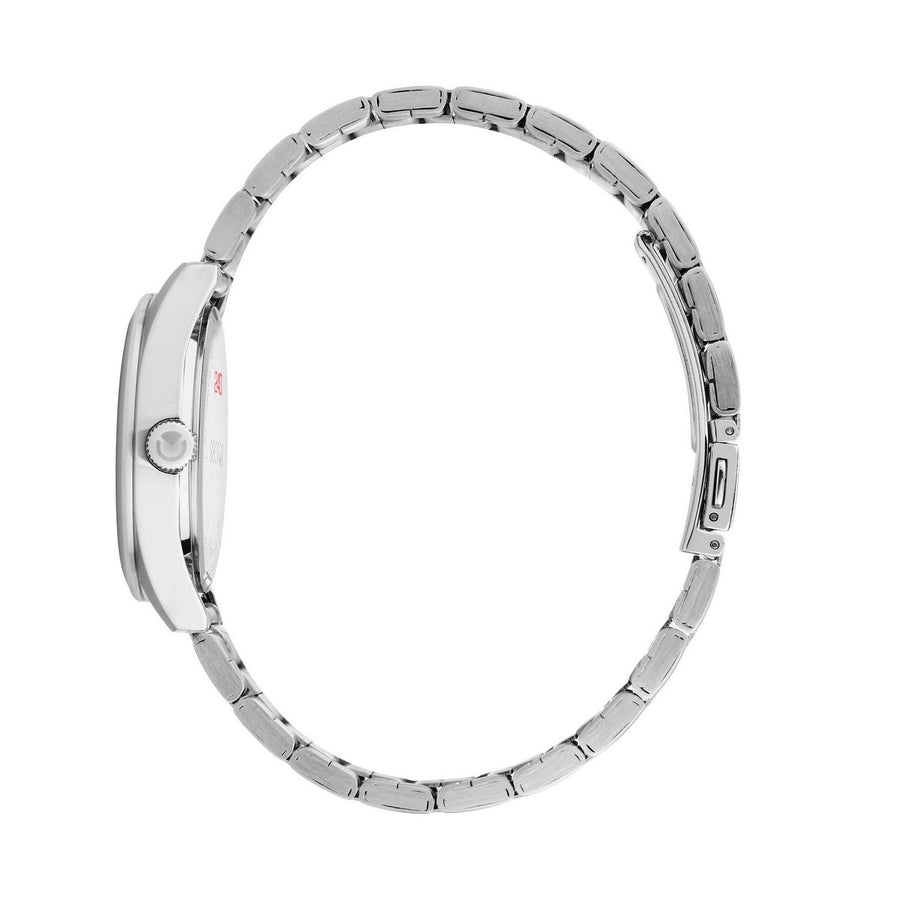sector no limits 240 37mm 3h black dial stainless steel bracelet watch