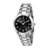 sector no limits 670 boy's 37mm 3h black dial bracelet stainless steel watch
