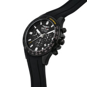 sector 230 43mm chr black dial black st