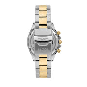 sector chronogrpah quartz gents two tone black dial bracelet watch