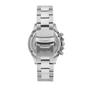 sector chronograph quartz gents stainless steel white dial bracelet watch