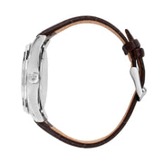 maserati sorpasso 42mm 3h ivory dial brown strap