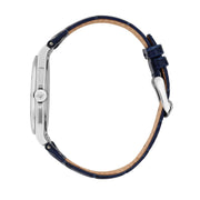 maserati velocita slim 40mm 3h blue dial blue strap