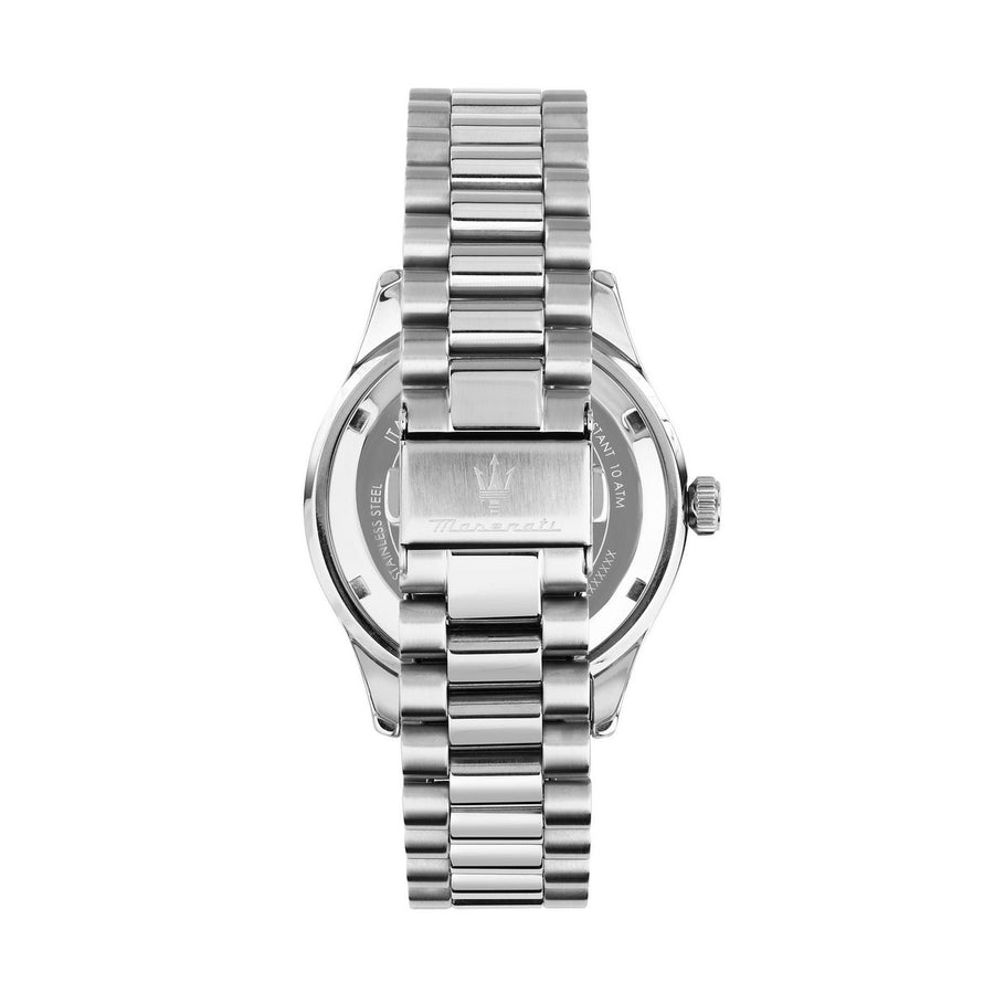 maserati sorpasso 42mm 3h blue dial stainless steel bracelet