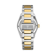 maserati velocita 41mm 3h blue dial stainless steel+yg bracelet