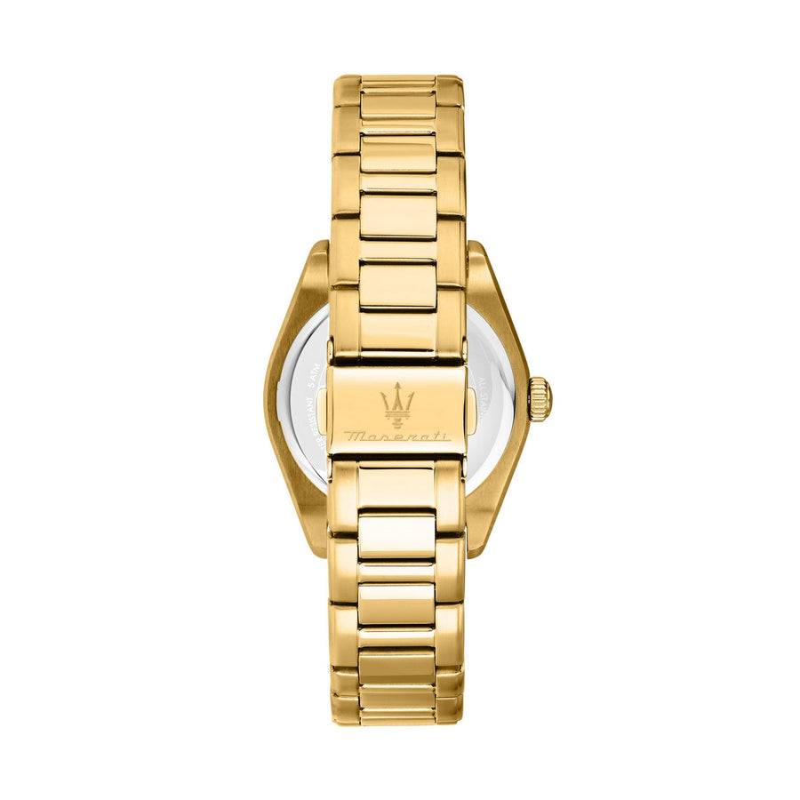 maserati velocita 35mm 3h white dial yg bracelet