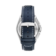 maserati velocita 43mm chrono blue dial blue st