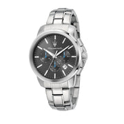 maserati successo 42mm chrono gun dial stainless steel bracelet