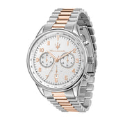 maserati tradizione 45mm chr w/silv dial br ss+rg