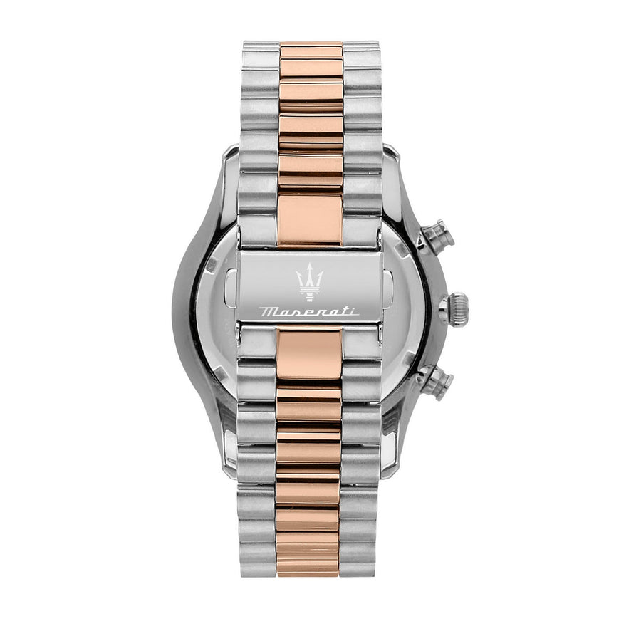 maserati tradizione 45mm chr w/silv dial br ss+rg