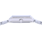 lorus quartz ladies stainless steel blue dial bracelet watch