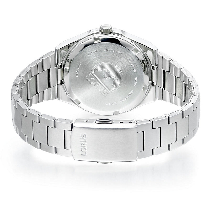 lorus quartz ladies stainless steel cream dial bracelet watch