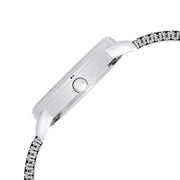 lorus quartz gents stainless steel white dial expand
