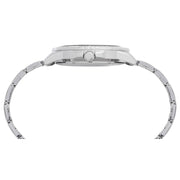 lorus quartz gents stainless steel orange dial bracelet watch