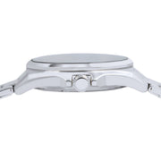 lorus quartz gents stainless steel grey dial bracelet watch