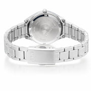 lorus quartz ladies stainless steel white dial bracelet watch