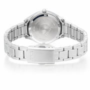 lorus quartz ladies stainless steel white dial bracelet watch