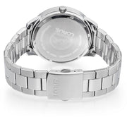 lorus solar gents stainless steel black dial bracelet watch