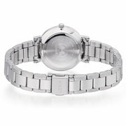 lorus solar ladies stainless steel silver dial bracelet watch