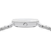 lorus solar ladies stainless steel silver dial bracelet watch