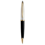 waterman - car�ne- ballpoint pen  black with gold trim