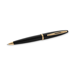 waterman - car�ne ballpoint pen black with gold trim