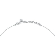 morellato silver riflessi necklace s925 rhodium cz white 40+5cm
