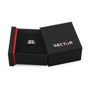 sector row ceramic black ring size 21