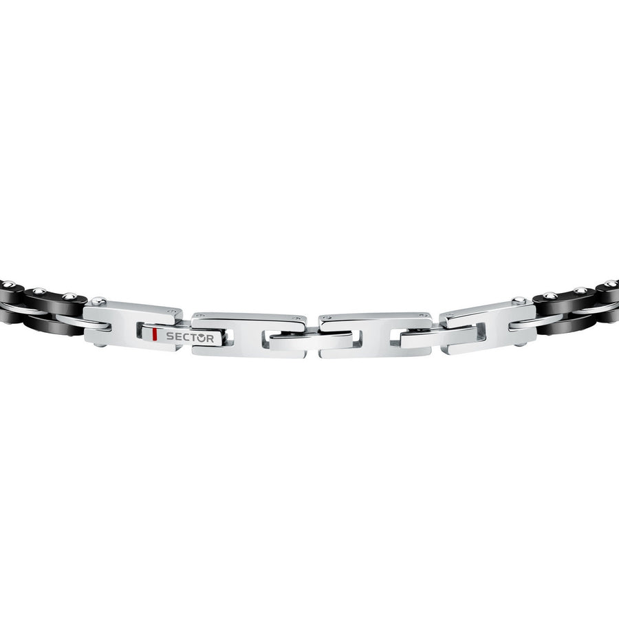 sector ceramic bracelet black ceramic & rudder 22cm