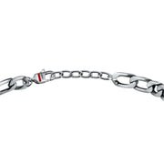 sector energy bracelet black tag with eagle & stainless steel 22cm
