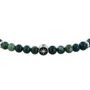 sector jewels marine bracelet stainless steel agate green 20+3cm