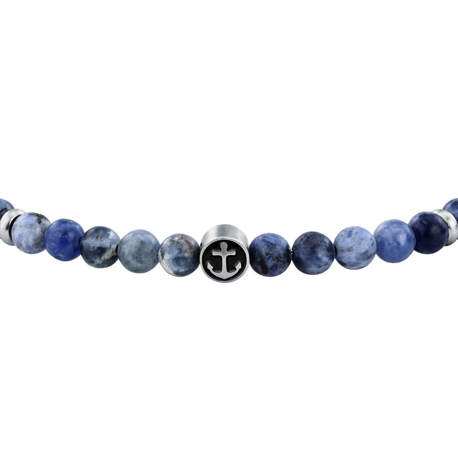 sector jewels marine bracelet stainless steel sodalite blue 20+3cm