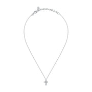 tesori pendant925 small cross cz 35+5cm