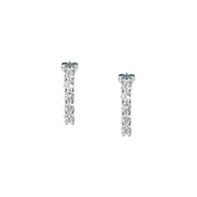 tesori earring 925 16mm hoop with cz