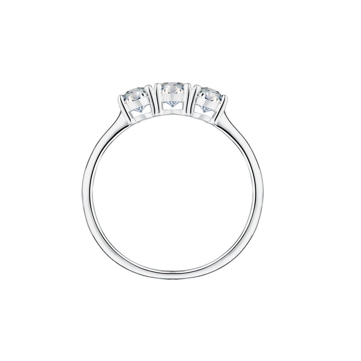 tesori ring silver 925 whit cz stone s16