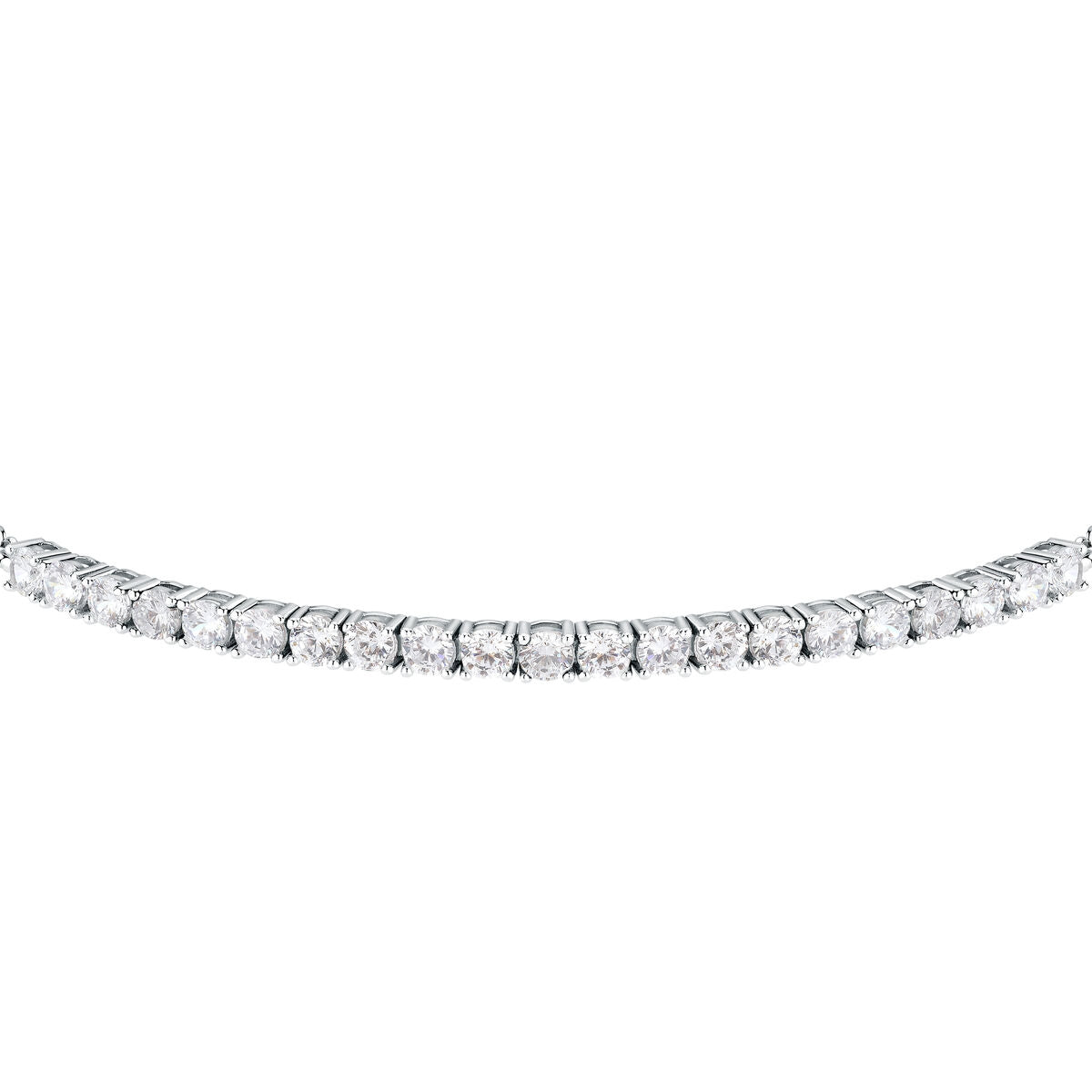 tesori bracelet 925 silver white  cz 19cm